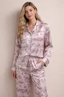 Pijama en Seda para Dama – Ref. Café Vintage