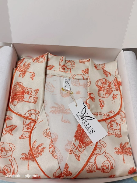Pijama  en Seda Ligera para Dama – Ref. El Osito en Cartagena