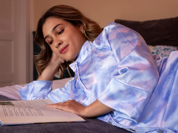 Pijama Formal en Seda para Dama – Ref. Nevado