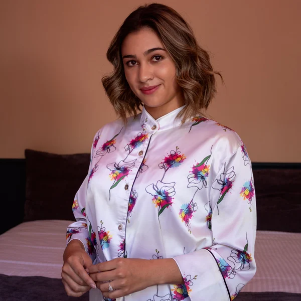 Camisola Formal para Dama – Ref. Orquídeas